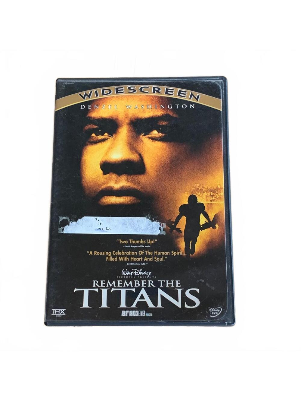 Remember the Titans DVD Widescreen Edition PG Sports Drama Denzel